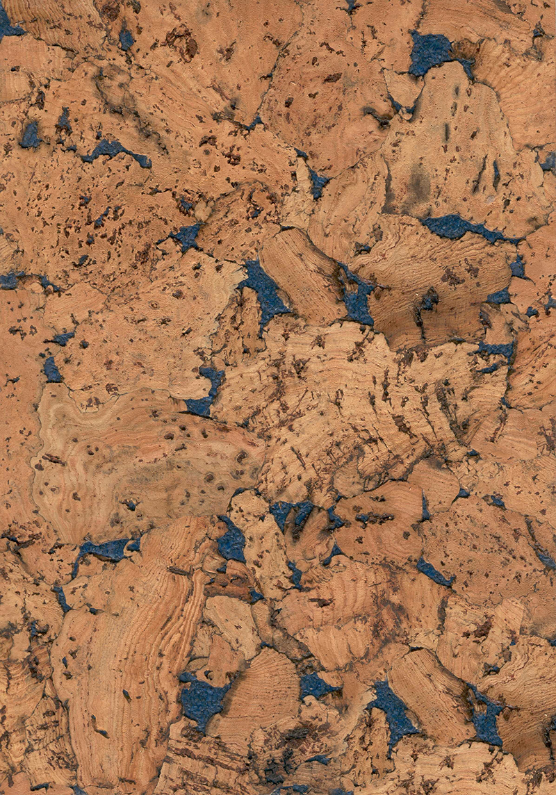 Пробковая стеновая панель Corkstyle Wall Design Monte Blue 600×300×3